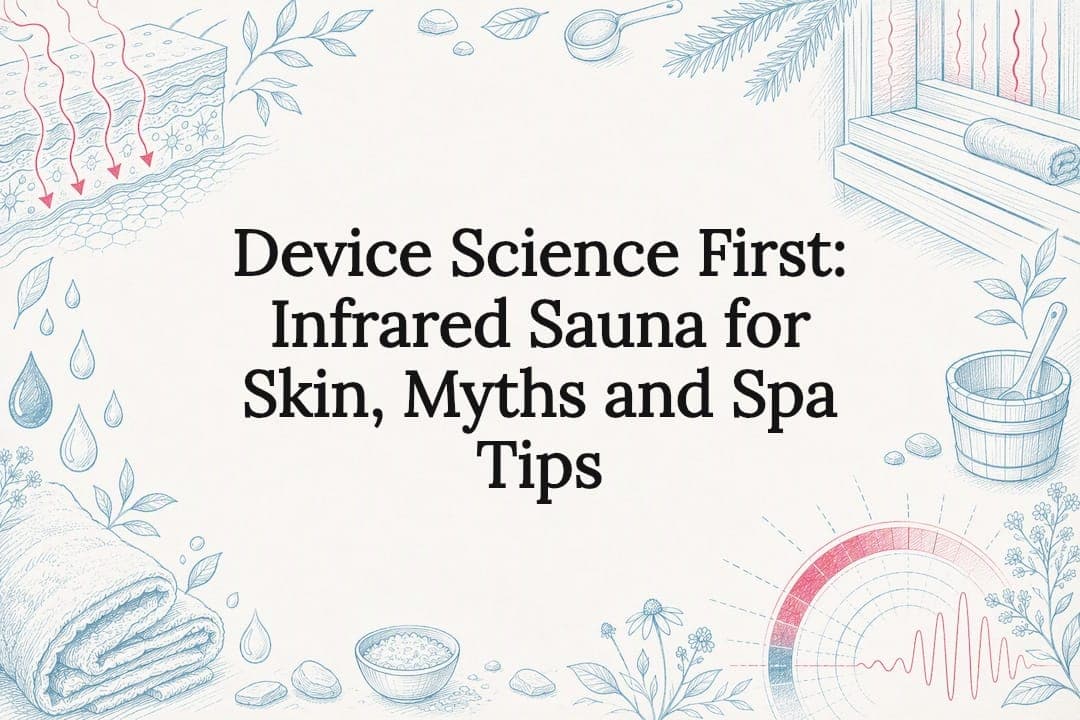 Device Science First: Infrared Sauna for Skin, Myths and Spa Tips