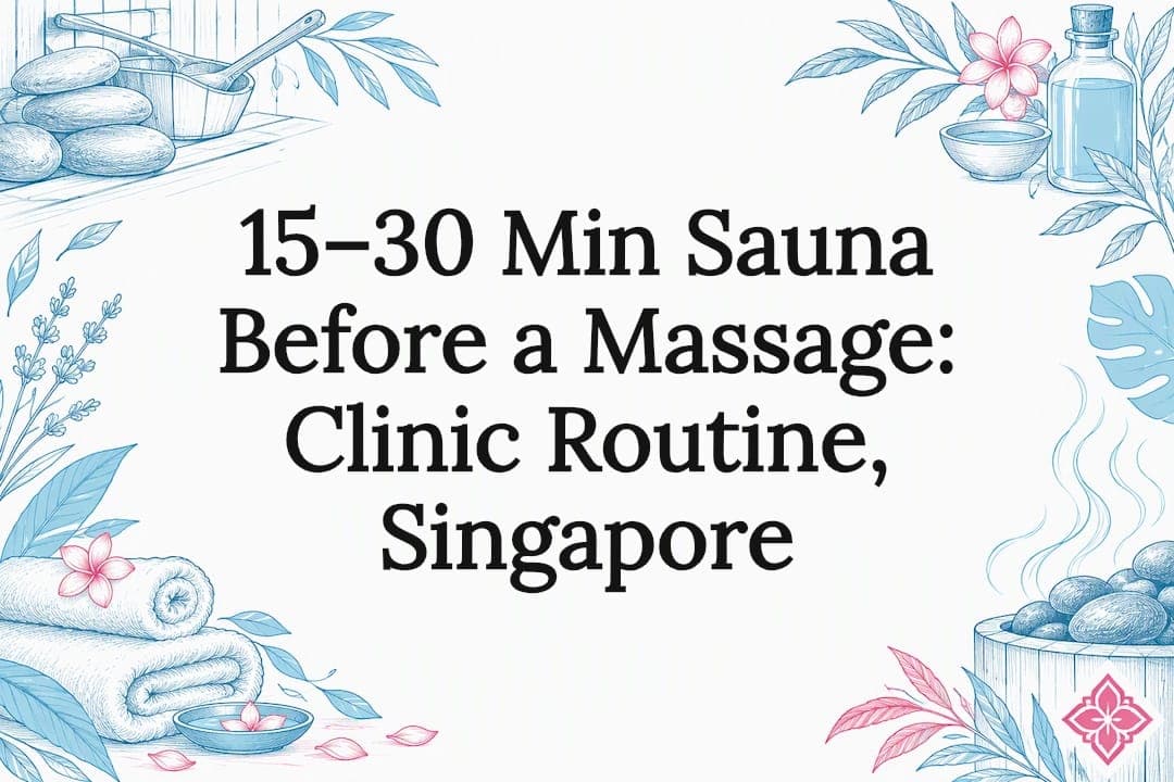 15–30 Min Sauna Before a Massage: Clinic Routine, Singapore